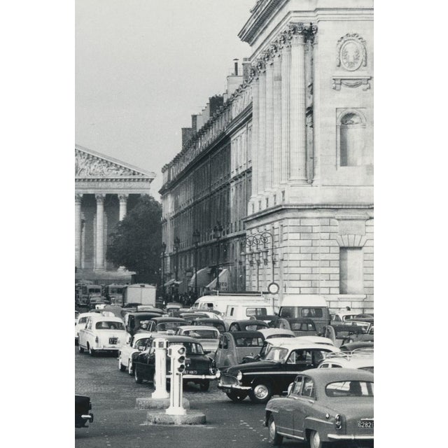 Cars, 1950s, Black and White Photograph For Sale - Image 3 of 5