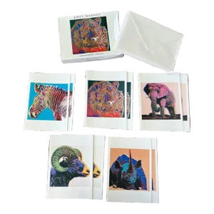 Andy Warhol Endangered Species Note Cards and Envelops Set of Ten
