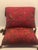 Fortuny Vintage Pair of Isabelle H.Hand Painted Cherry Silk, Accessary Pillows, For Sale - Image 4 of 9