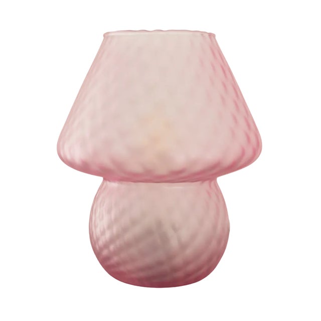 Murano Glass Mushroom Table Lamp, Italy For Sale