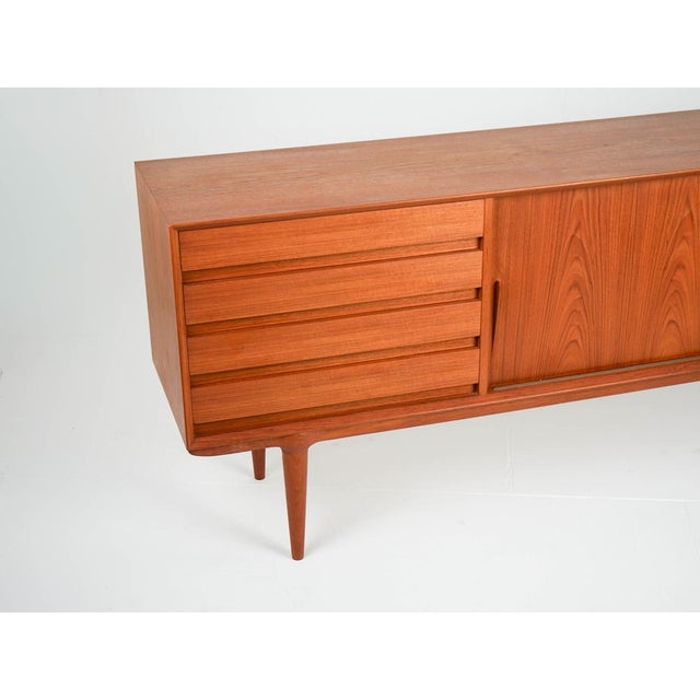 Mid-Century Teak Model #18 Sideboard by Gunni Omann for Omann Jun, 1960s For Sale - Image 9 of 15