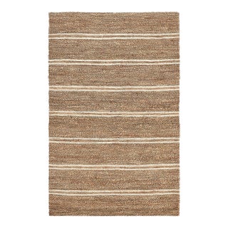 Barcelona Ivory Stripe Rug - 8 X 10 For Sale