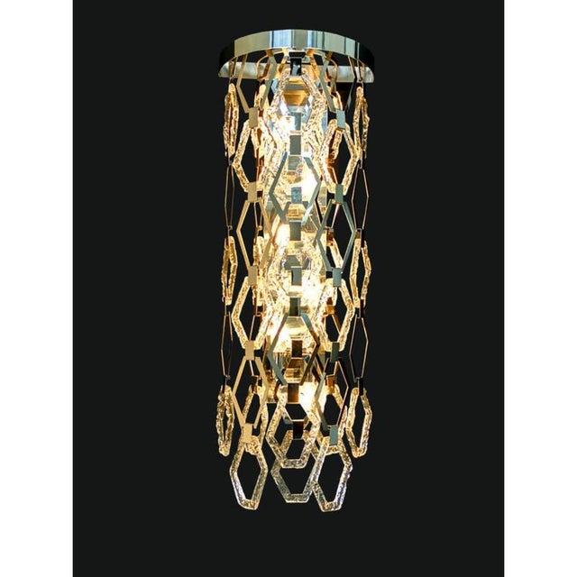 Metal Collection Medea Chandelier in Metal and Crystal by Jago For Sale - Image 7 of 10