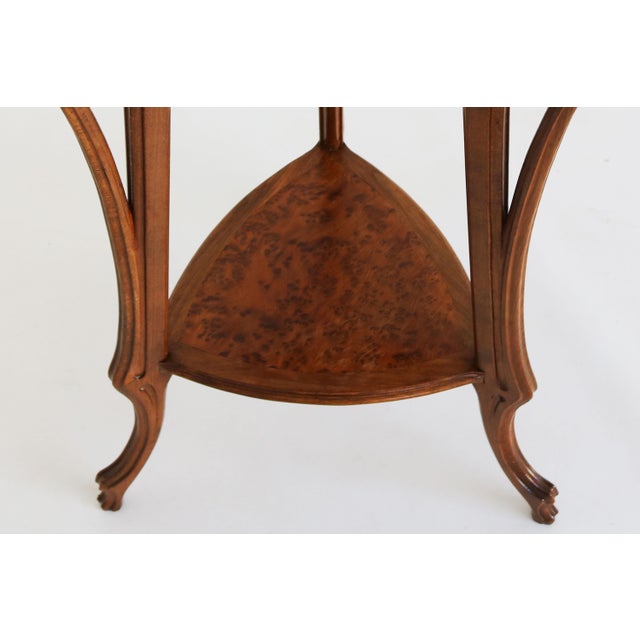 This elegant Art Nouveau guéridon was designed by Émile Gallé, circa 1900, and is a fine example of his signature...