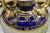 Antique Nippon Hand Painted Cobalt Blue Porcelain Twin Handle Bolted Urn Vase For Sale In Philadelphia - Image 6 of 18