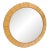 Inlaid Round Frame Beveled Wall Mirror Mother of Perl Accents For Sale
