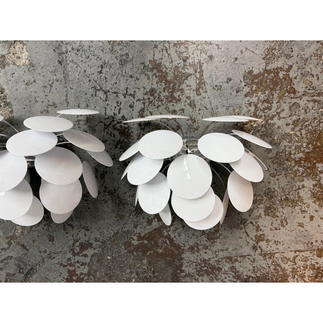 Lights Christophe Mathieu for Marset Discoco Wall Sconces, Pair For Sale - Image 7 of 12