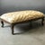 This is a nice early 20th century American bench with French styling. The tonal zebra velvet is a recent additional and...