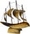 Art Deco Mid-Century Handcrafted Horn Ship For Sale - Image 3 of 5