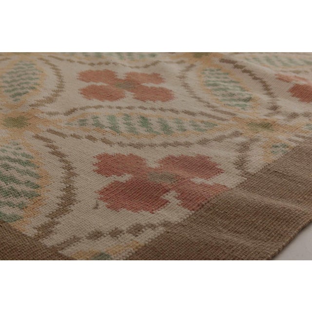 Modern European-Inspired Bessarabian Floral Wool Runner by Doris Leslie Blau For Sale - Image 4 of 6