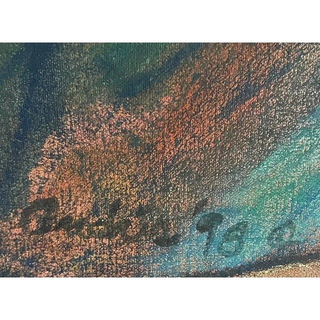 David Andres Large Abstract Acrylic Painting on Canvas 1998 For Sale - Image 4 of 9
