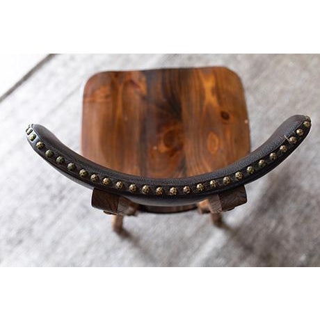 1960s Mid-Century Dixie Furniture Pub Chairs and Matching Faux Bamboo Hexagonal Game Table Set For Sale - Image 5 of 18