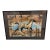 Monica Stobie “Columbia Plateau Pony” Pastel on Bark Paper, 1993 For Sale