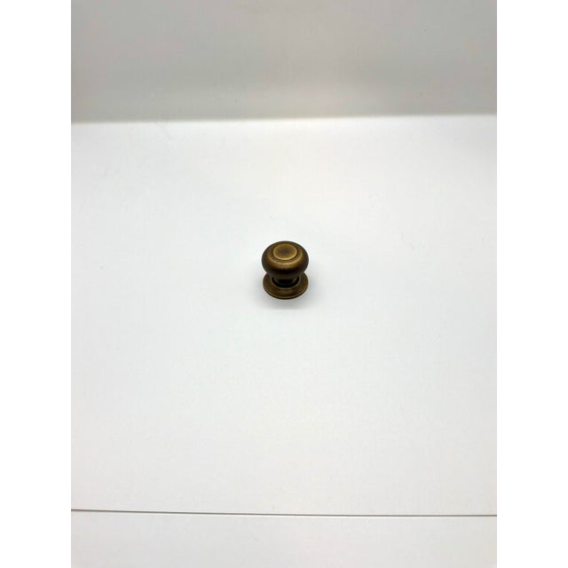 Traditional Hickory Chair Knob Antique Brass For Sale - Image 3 of 4