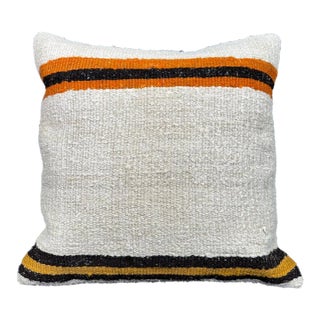 Turkish Hemp Pillow Cushion Natural Beige Black Cushion Cover 20x20 For Sale