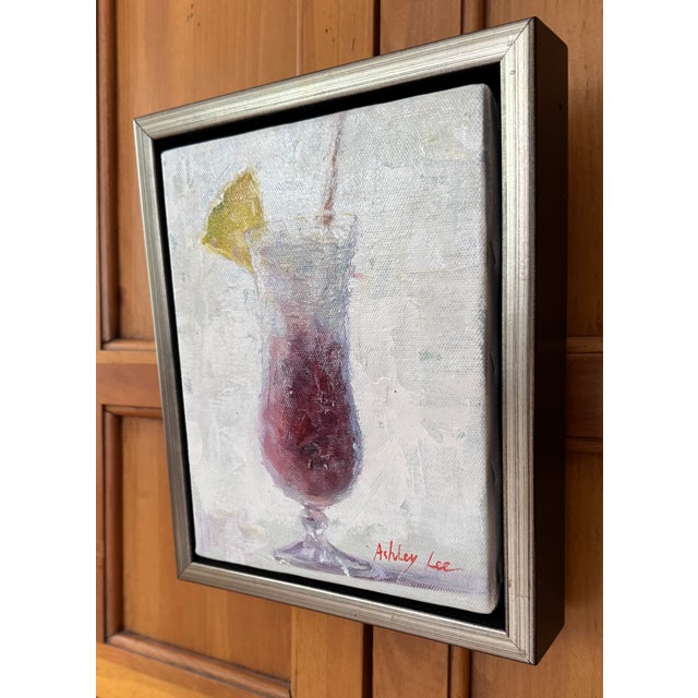 Post Impressionist "Sangria Cooler", Oil Painting by Ashley Lee For Sale - Image 3 of 4