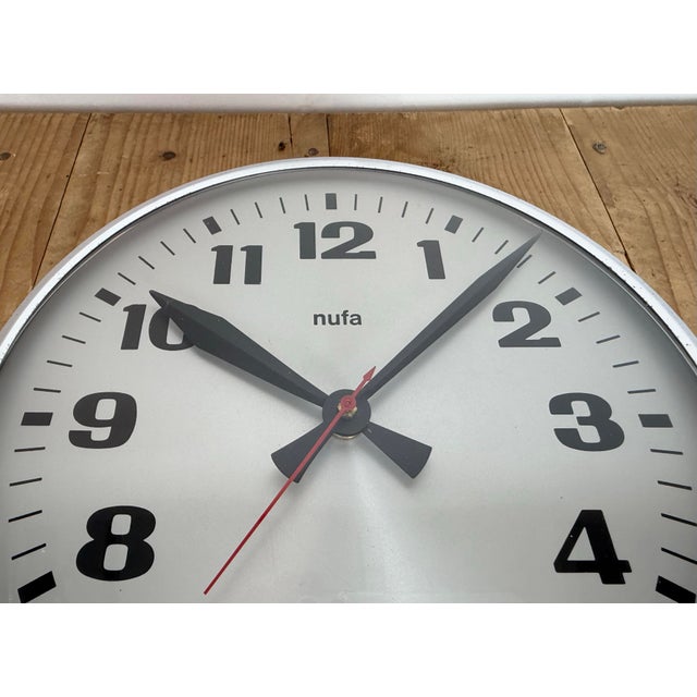 Vintage Electric Wall Clock from Nufa, 1960s For Sale - Image 10 of 18