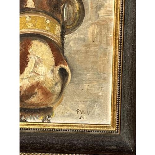 P Wolf, Animal Composition, 1935, Oil Painting For Sale - Image 4 of 6