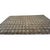 Late 19th Century 1900s Antique American Brown Room Size Geometric Lattice Folk Art Hooked Rug For Sale - Image 5 of 9