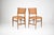 Pair of Walnut and Leather Side Chairs by Gio Ponti, Italy, 1950s For Sale - Image 9 of 11