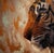 My Serious Side by Andrada Trapnell | Mixed media on canvas of a tiger's profile For Sale - Image 4 of 5