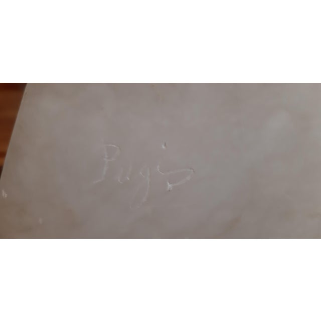 Pugi Guglielmo, Pierrot, 1850, Marble For Sale - Image 9 of 11