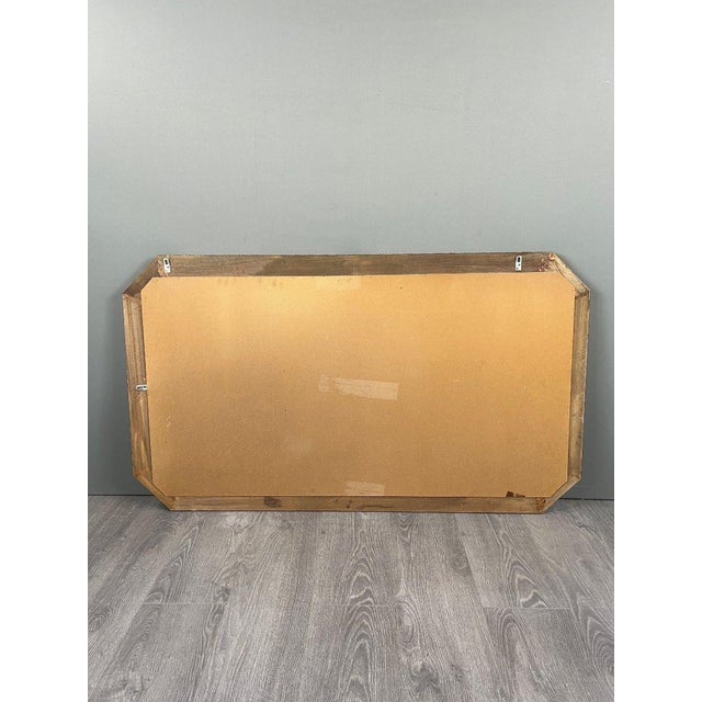 Large 20th Century Rectangular Beveled Mirror For Sale - Image 6 of 10