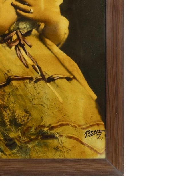 M. Kassel, Female Figure, 19th Century, Engraving, Framed For Sale - Image 5 of 6