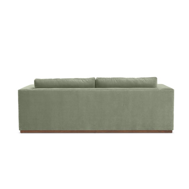 Casa Cosima Casa Cosima Lincoln Sofa, Mineral Performance Velvet For Sale - Image 4 of 5