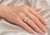 Modern 14K White 2 Tone Gold Diamond Designer Ring Band For Sale - Image 3 of 3