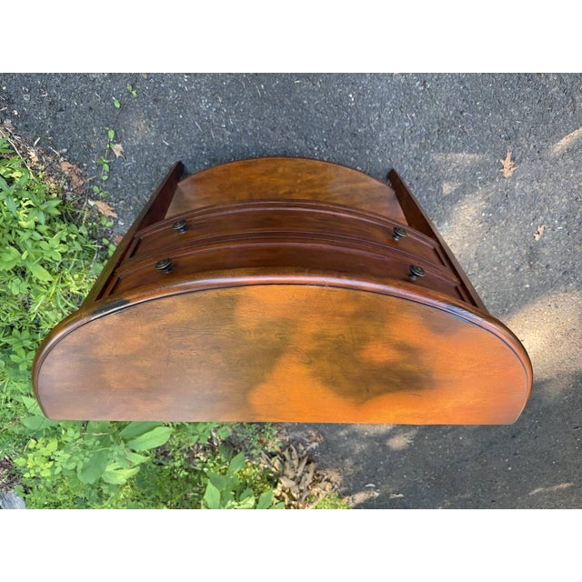 Brown Ballard Designs Newport Demilune Table For Sale - Image 8 of 10