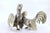 Silver Fighting Cocks with Reliefs, Set of 2 For Sale - Image 3 of 6