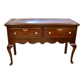 Henkel Harris #2353 Jamestown Colony Queen Anne Wild Black Cherry Sideboard Buffet Server For Sale
