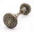 Pair of Antique Arts & Crafts Hammered Bronze Passage Door Knobs For Sale - Image 4 of 6