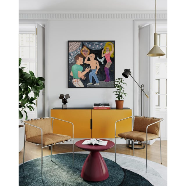 Created in 2025, ‘All Muscle’ is an original oil on canvas by Glasgow-based artist Steven E Robertson. The painting...