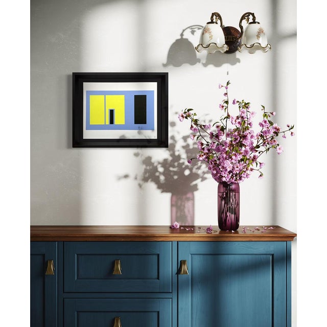 Josef Albers Josef Albers Original Silkscreen [XVIII-1a] Limited Edition | 1963 | Rare Find For Sale - Image 4 of 5