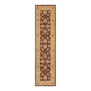 Pasargad Home Sultanabad Lamb's Wool Area Rug, 2' 6" X 10' 2", Brown For Sale