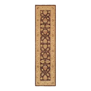 Pasargad Home Sultanabad Lamb's Wool Area Rug, 2' 6" X 10' 2", Brown