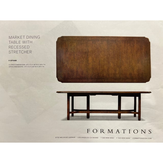 2010s Formations Market Custom Dining Table – Handcrafted For Sale - Image 5 of 14