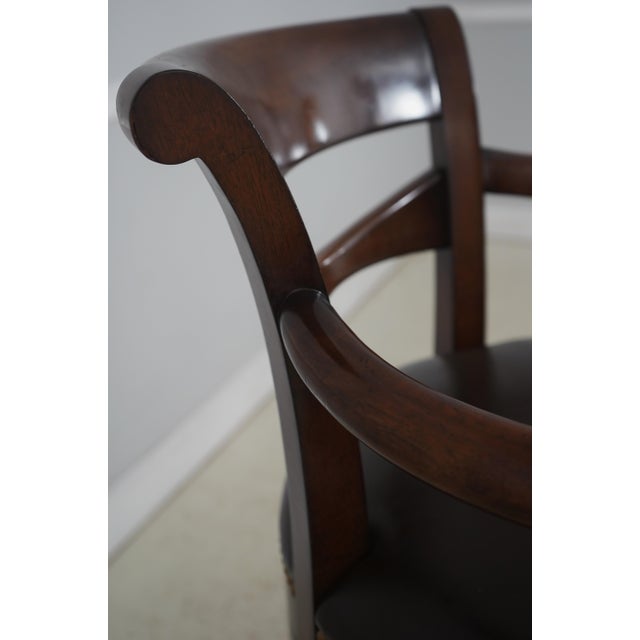 Set of 4 Woodbridge Swivel Seat Bar Stool Chairs For Sale In Philadelphia - Image 6 of 18