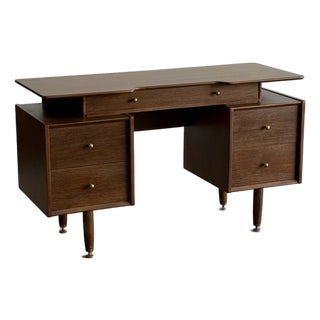 Vintage 1960s G-Plan Floating Top Teak Desk For Sale