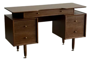Vintage 1960s G-Plan Floating Top Teak Desk