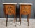 Louis XV Style Marquetry Bedside Tables, Late 20th Century, Set of 2 For Sale - Image 10 of 18