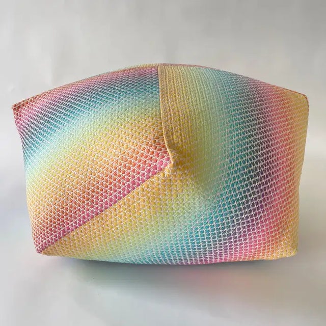 Missoni Diamante Pouf Ottoman or Footstool, Italy 2018 For Sale In Miami - Image 6 of 12