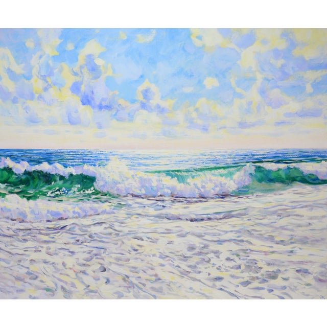 Ocean Music. Modern Original Painting. Iryna Kastsova For Sale