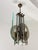Gold Six-Light Chandelier in Brass and Nile Green Murano Glass, 1960s For Sale - Image 8 of 14