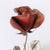 Vintage Italian Handmade Sterling Silver 925 Long Stem Enameled Red Rose, Padua, Italy, 1970s For Sale - Image 16 of 18