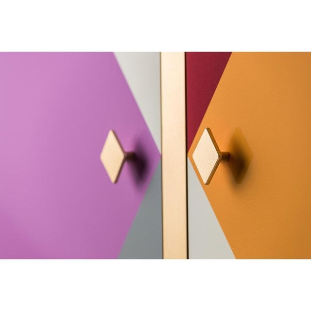 Camicia Cabinet in Powder-Coated Aluminum by Altreforme For Sale - Image 12 of 12