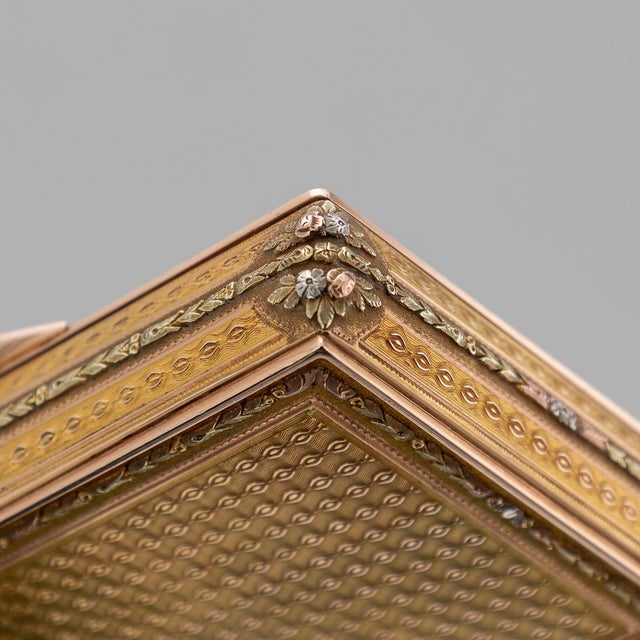 Antique German 3-Colour Gold Snuff Box, Hanau, 1850s For Sale - Image 17 of 18