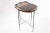 2020s Living Edge Petrified Wood Top W Iron Stand Accent Table or Side Table 49 For Sale - Image 5 of 5